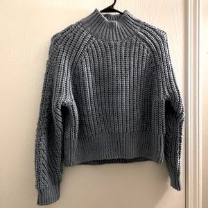 Women’s H&M slate blue sweater, size XS, tags on never worn